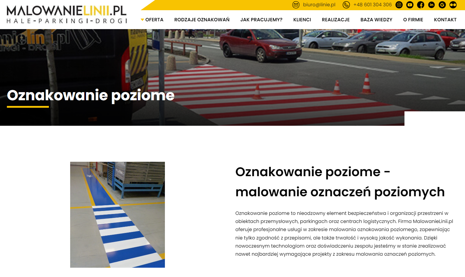 Jakie funkcje może pełnić oznakowanie poziome poza wyznaczaniem miejsc i pasów ruchu?