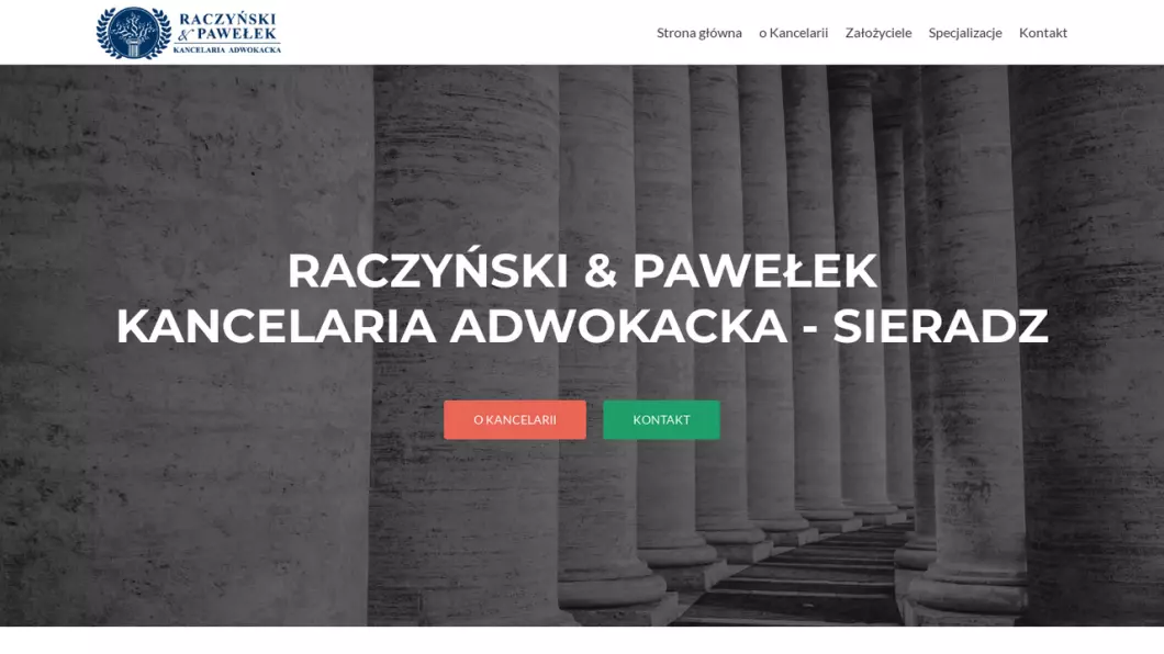 Raczyński & Pawełek Kancelaria Adwokacka Sieradz - podgląd