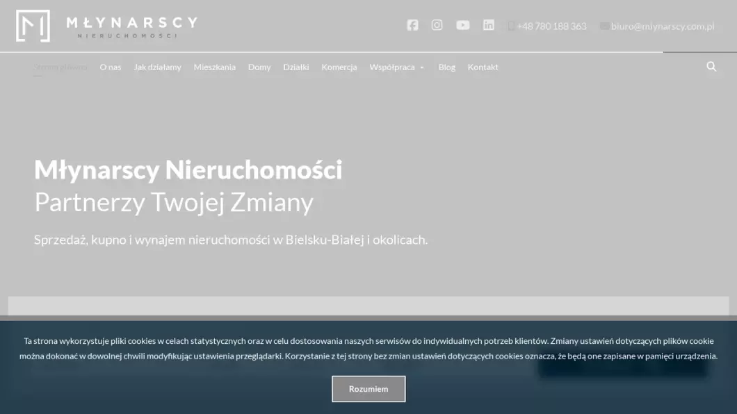 Biuro nieruchomości MŁYNARSCY - podgląd
