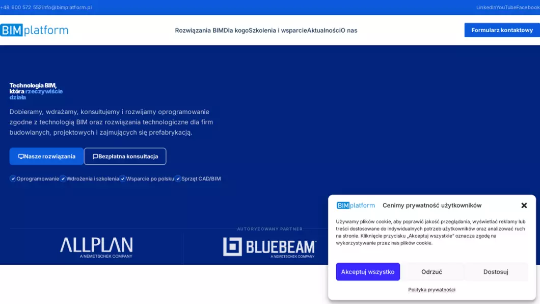 Bim Platform - podgląd